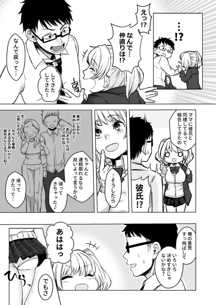 訳アリJK家出したギャルを飼ってみた結果!?